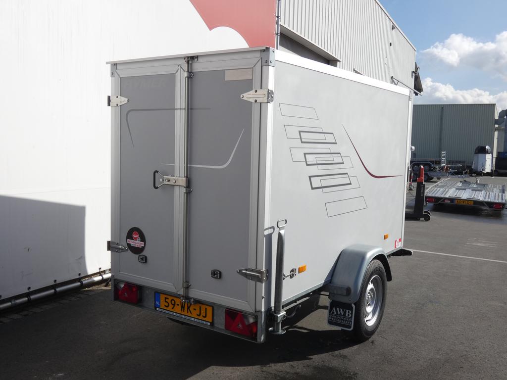 Hapert Gesloten aanhangwagen enkelas 250x130x150cm 1350kg